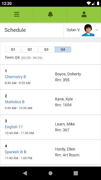 schedule