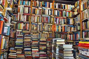 books in stacks 